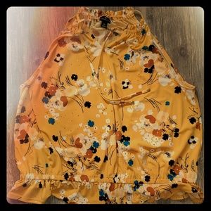 💥3 for $30💥 XL mustard flower top